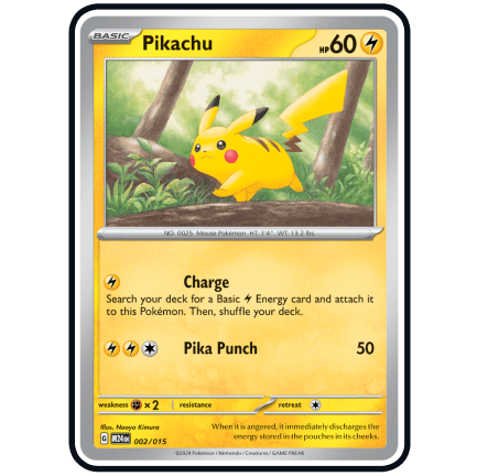 Pikachu card