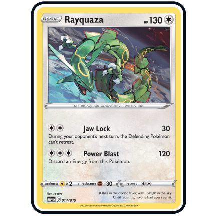 Rayquaza card