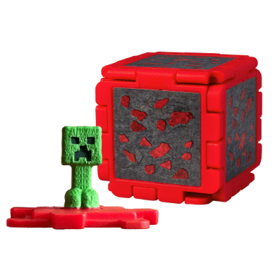 Creeper in a red box