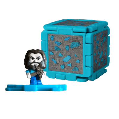Steve in a blue box