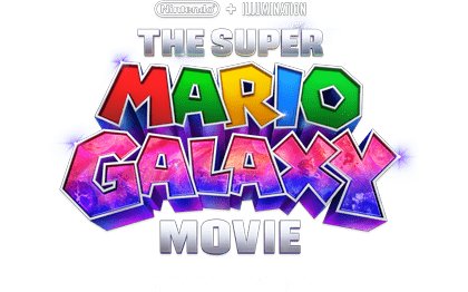Nintendo + Illumination. The Super Mario Galaxy Movie logo. Only in Theaters.