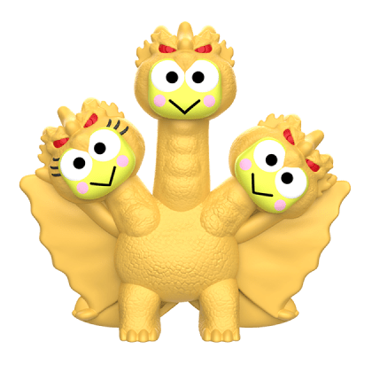 Keroppi Pikki Koroppi x King Ghidorah Happy Meal toy