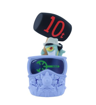 Plankton with Usopp’s white hat.